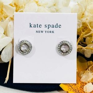 kate spade silver stud earrings